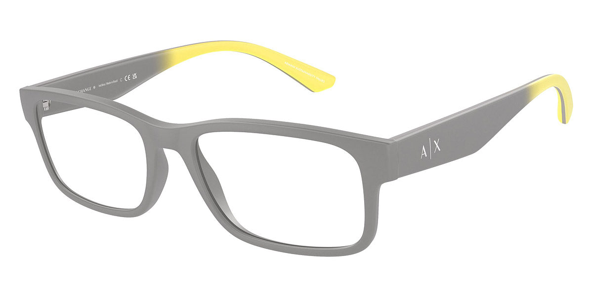 title:Armani Exchange Men's 56mm Opticals AX3106F-8180-56;color:Matte Grey