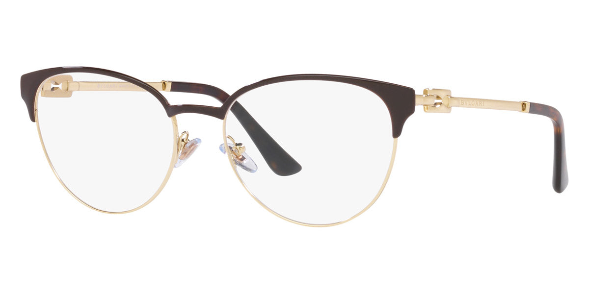 title:Bulgari Women's 52mm Opticals BV2247-2034-52;color:Pale Gold Brown