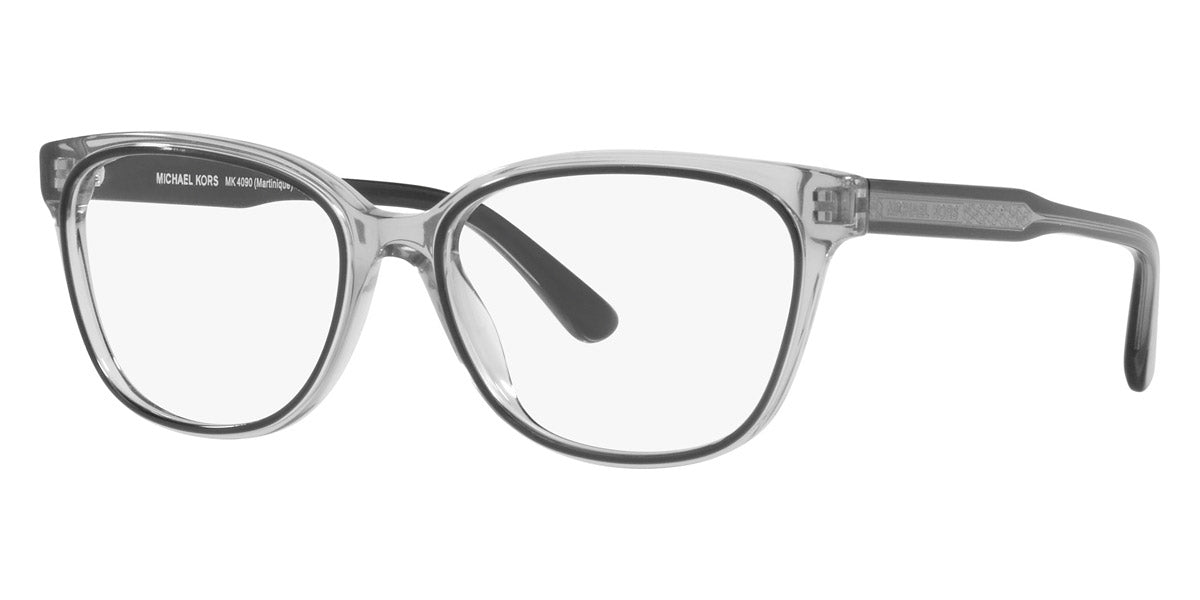 title:Michael Kors Women's Martinique 54mm Opticals MK4090-3106-54;color:Grey Transparent