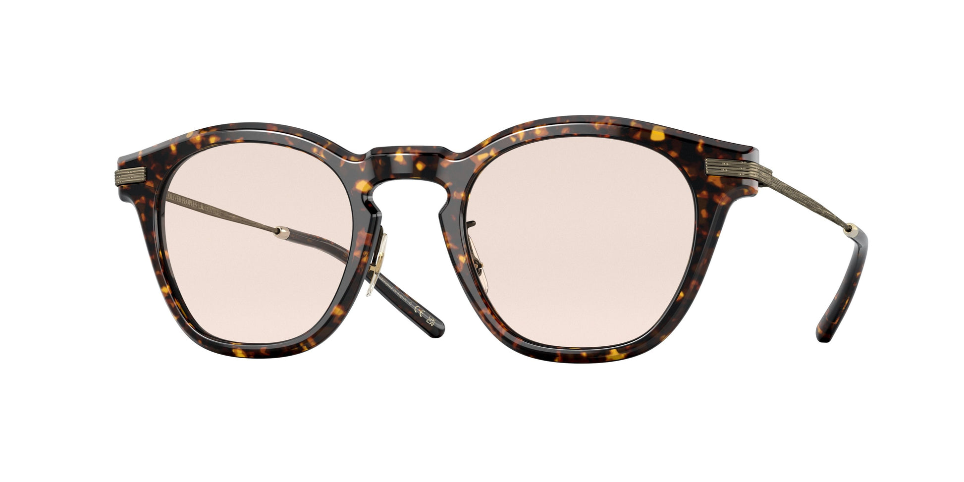 title:Oliver Peoples Men's Len 49mm Sunglasses OV5496-1741-49;color:Atago Tortoise