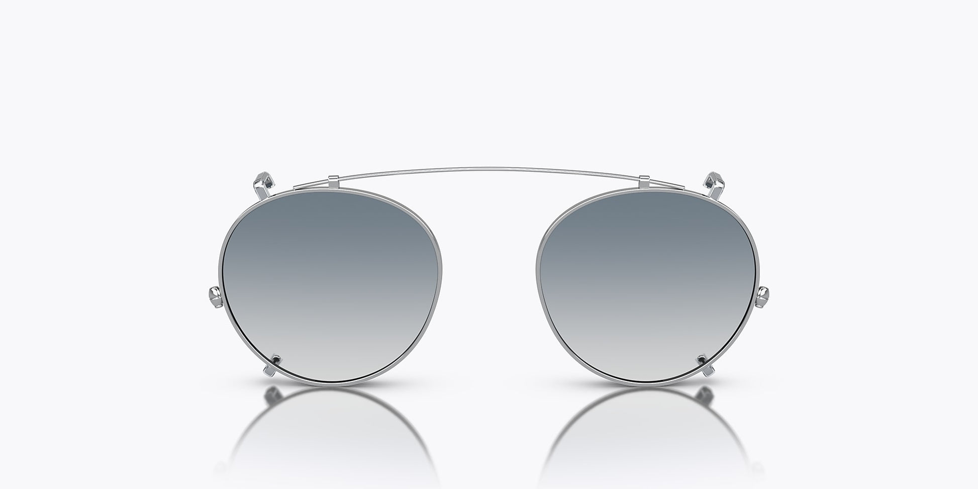 title:Oliver Peoples Men's OP-13 45mm Clip-On Frames OV5504C-50368G-45;color:Silver