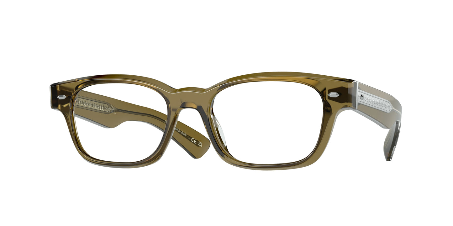 title:Oliver Peoples Men's Latimore 51mm Opticals OV5507U-1678-51;color:Dusty Olive