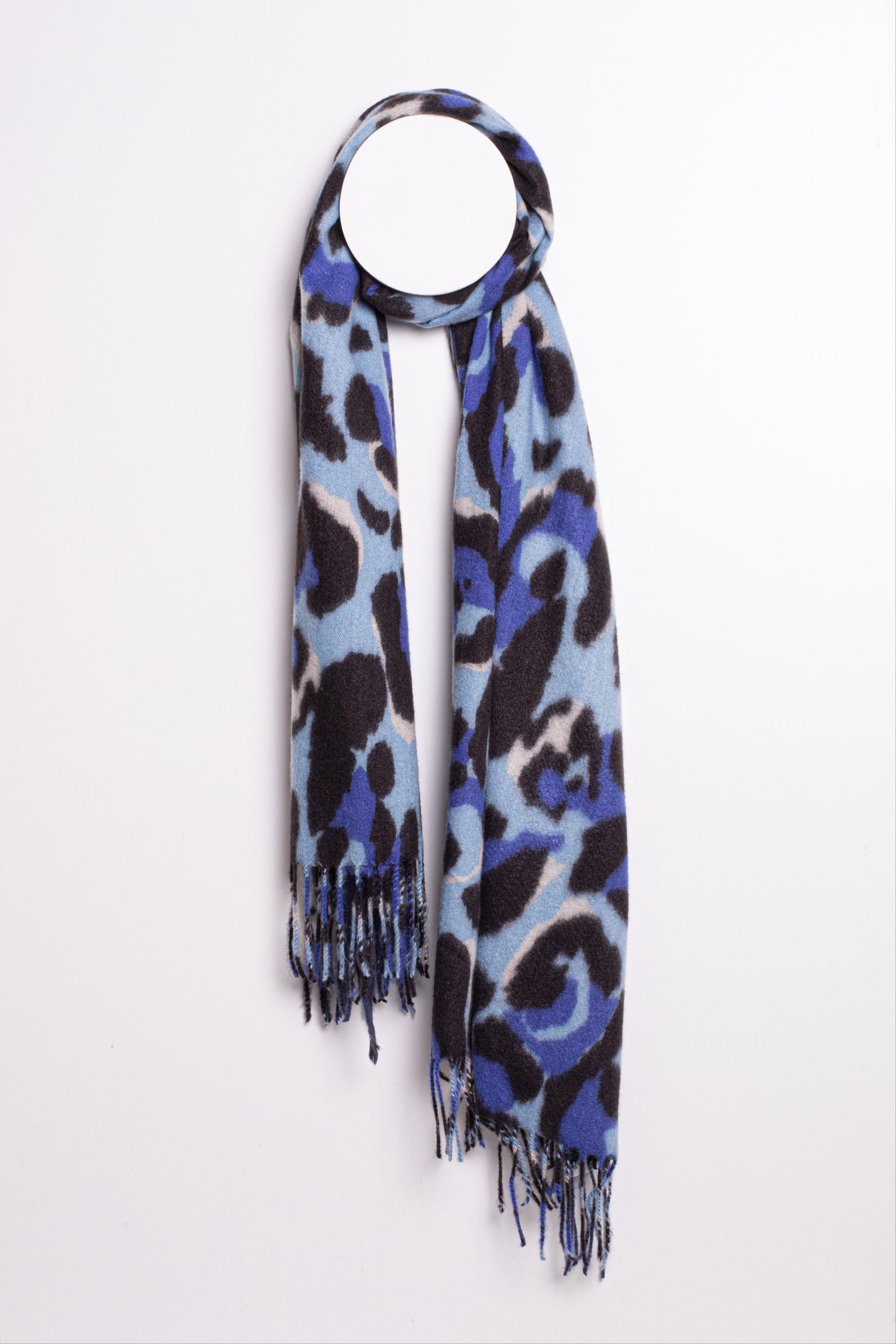 di firenze Soft Feel Leopard Print Pashmina Scarf