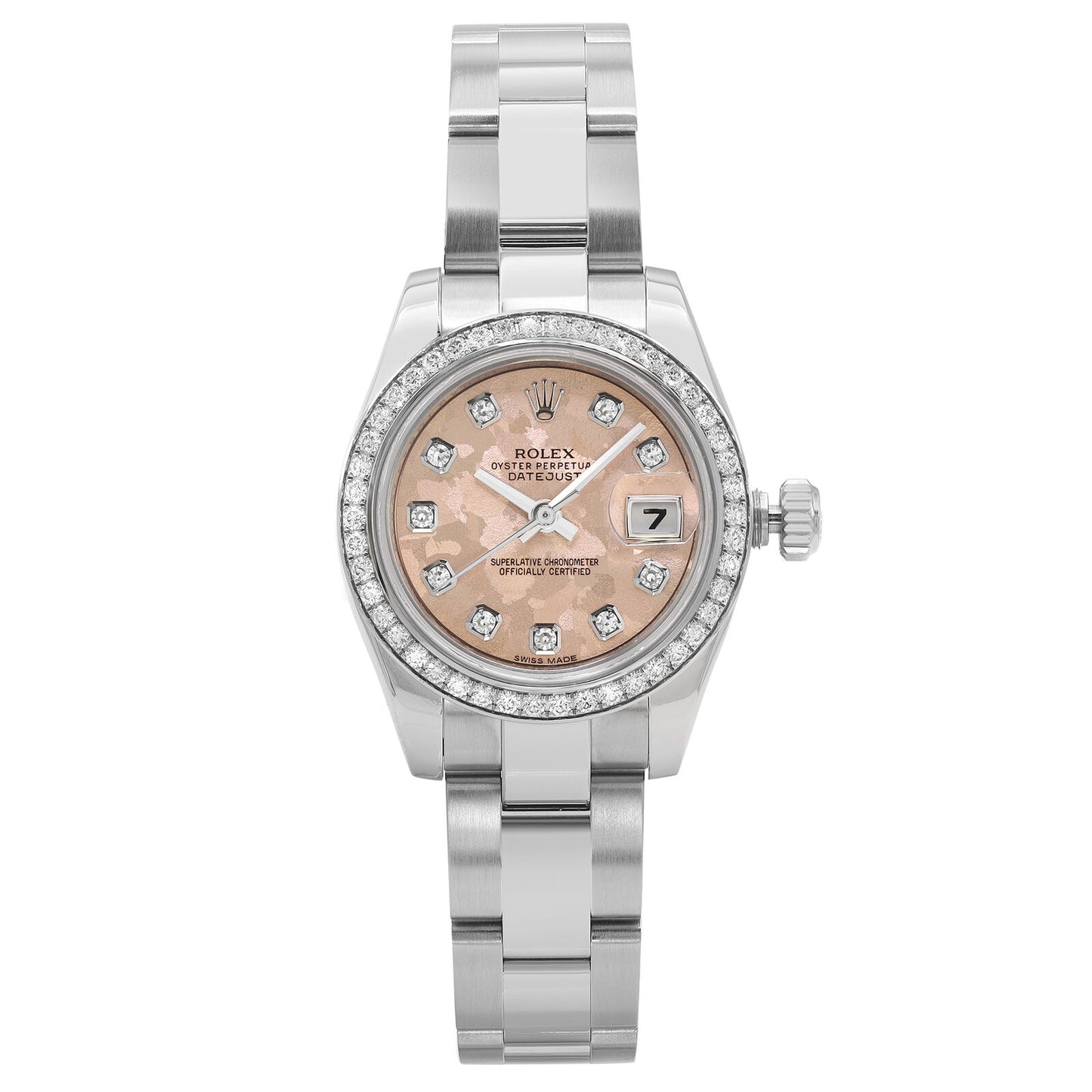 title:Rolex Datejust 26mm Steel Pink Gold Crystal Diamond Dial Ladies Watch  TFJ-142508524;color:not applicable