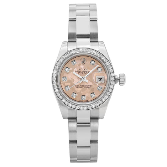 title:Rolex Datejust 26mm Steel Pink Gold Crystal Diamond Dial Ladies Watch  TFJ-142508524;color:not applicable