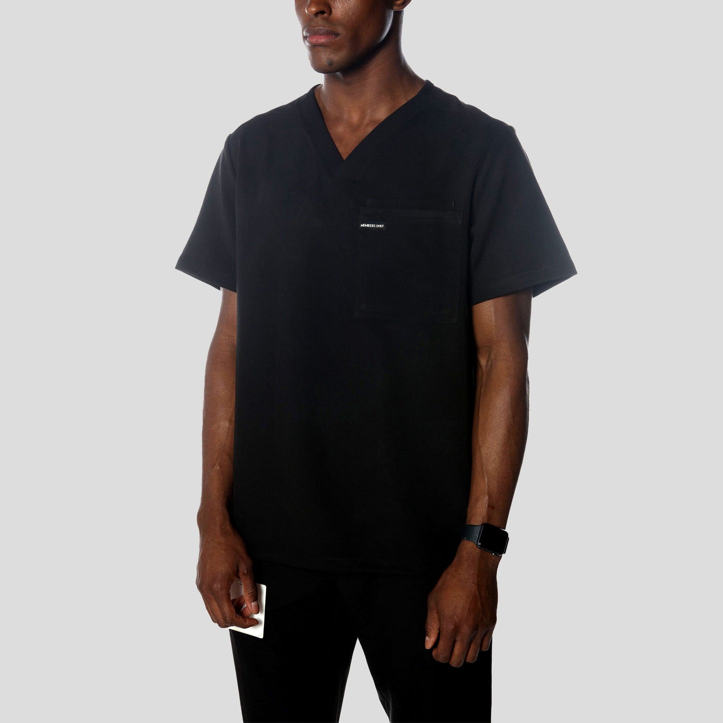 Brighton 3-Pocket Scrub Top Mens Scrub Top Members Only 