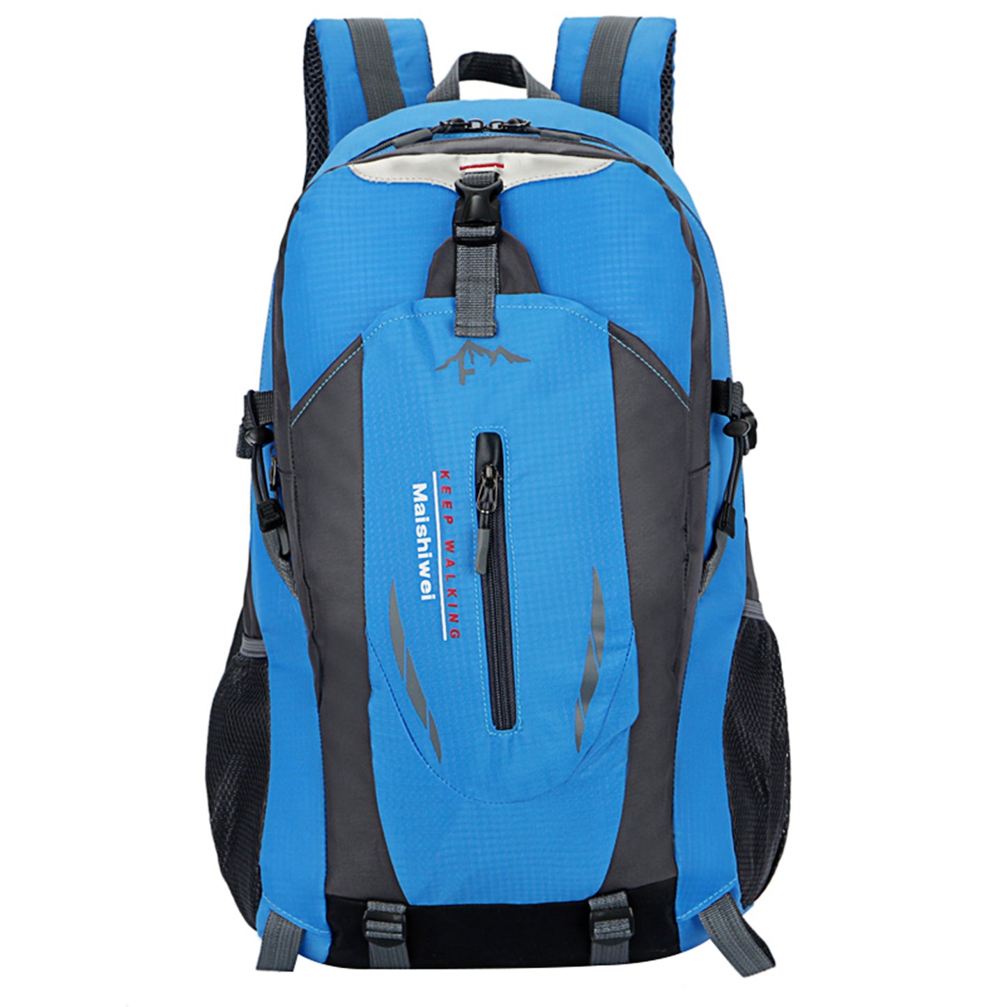 title:36L Outdoor Backpack Waterproof Daypack Travel Knapsack;color:Blue