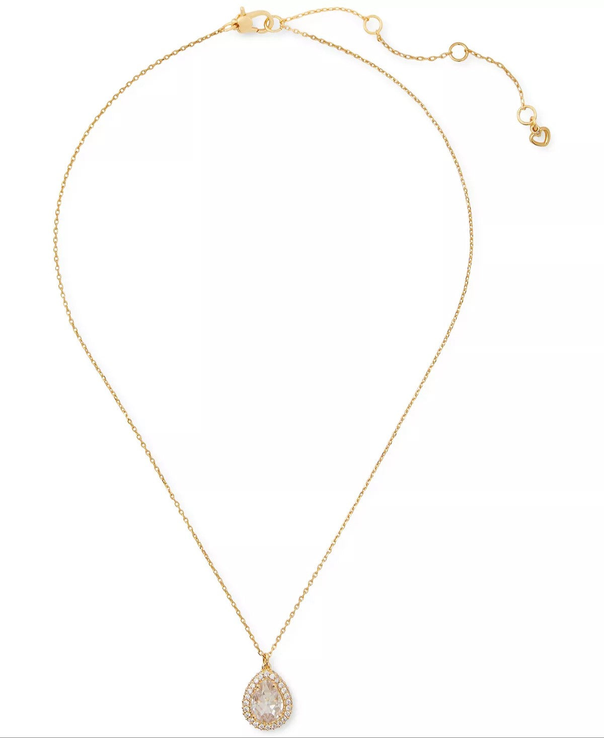 Kate Spade Pavé Halo Mini Pendant Necklace