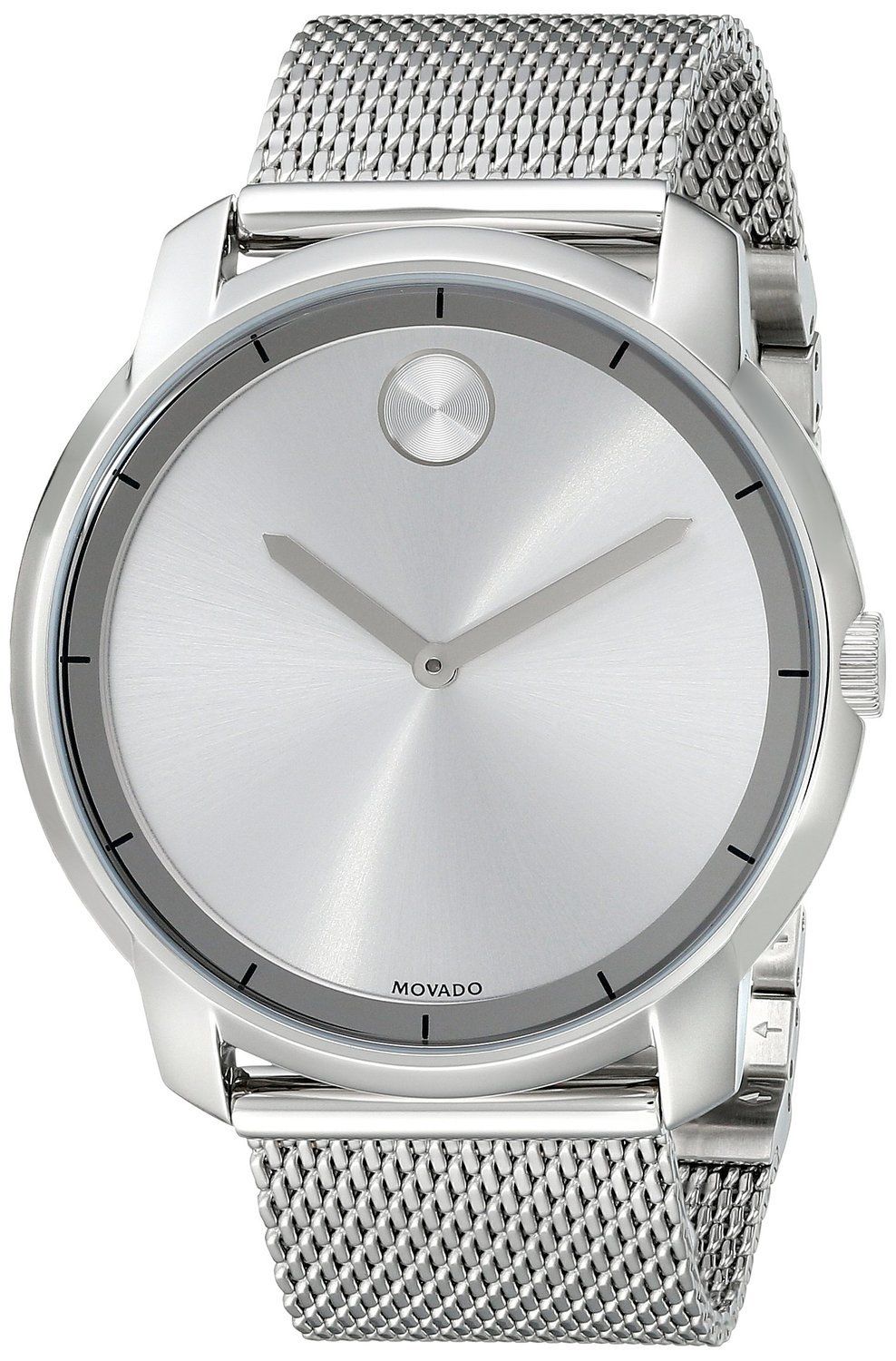 title:Movado Men's Bold 44mm Quartz Watch 3600260;color:Silver