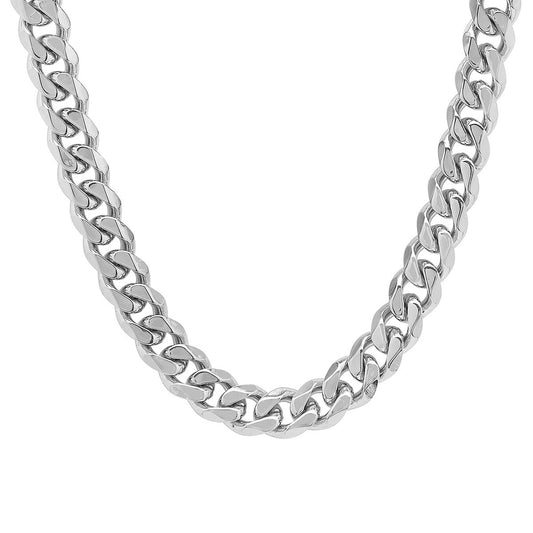 SteelTime XL Classic Cuban Link Chain Necklace - Ruumur