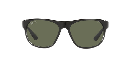 Ray-Ban Unisex Black On Transparent Sunglasses RB_4351_60399A_59mm