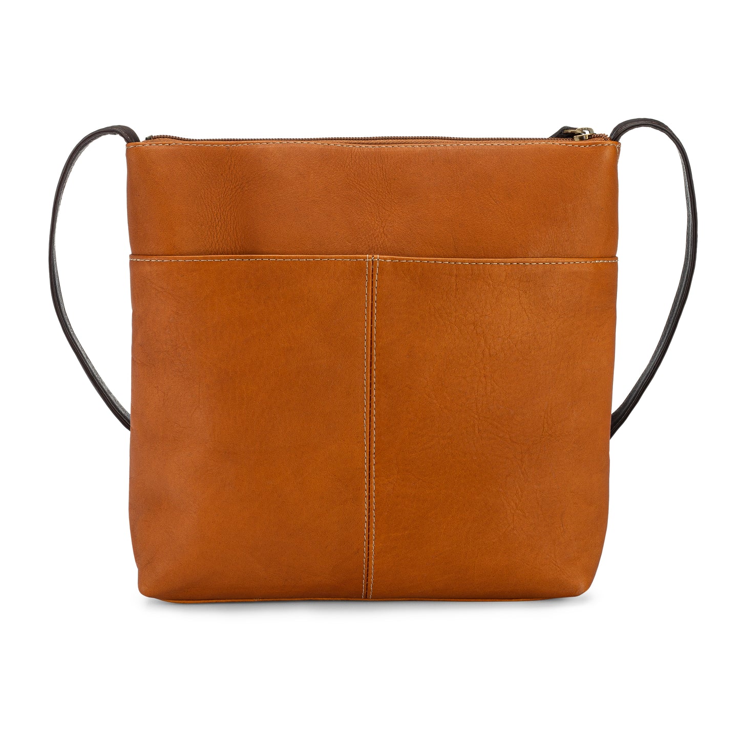 title:Le Donne Leather Sinclair Crossbody;color:NAVY/TAN