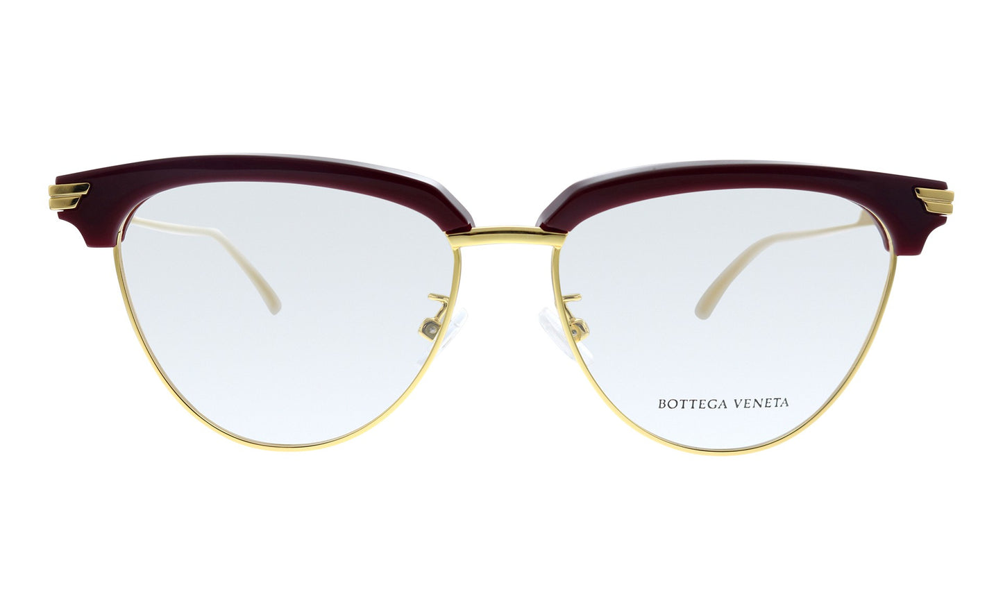 Bottega Veneta Womens Burgundy/Gold Eyeglasses BV_1010O_003