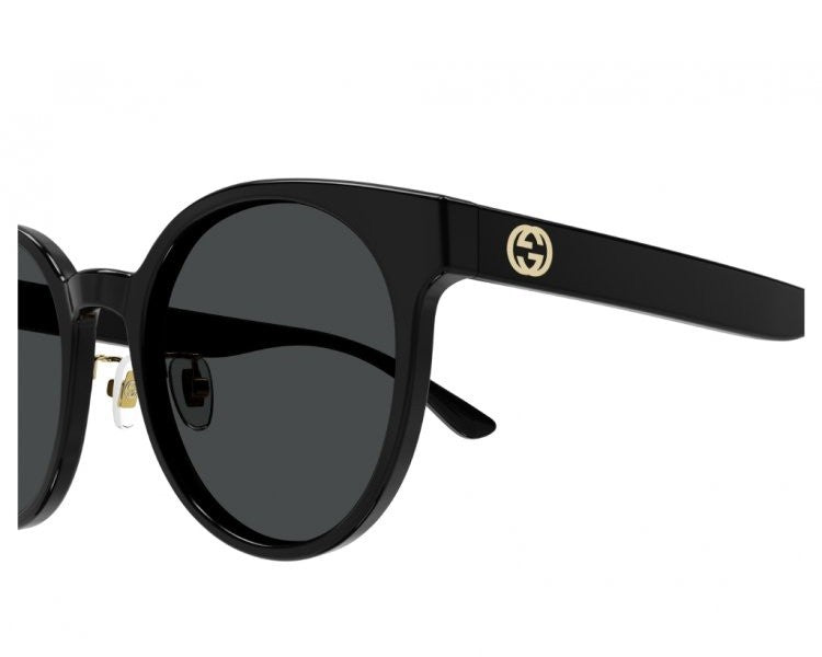 Gucci Phantos Round Sunglasses 54MM - Black/ Grey