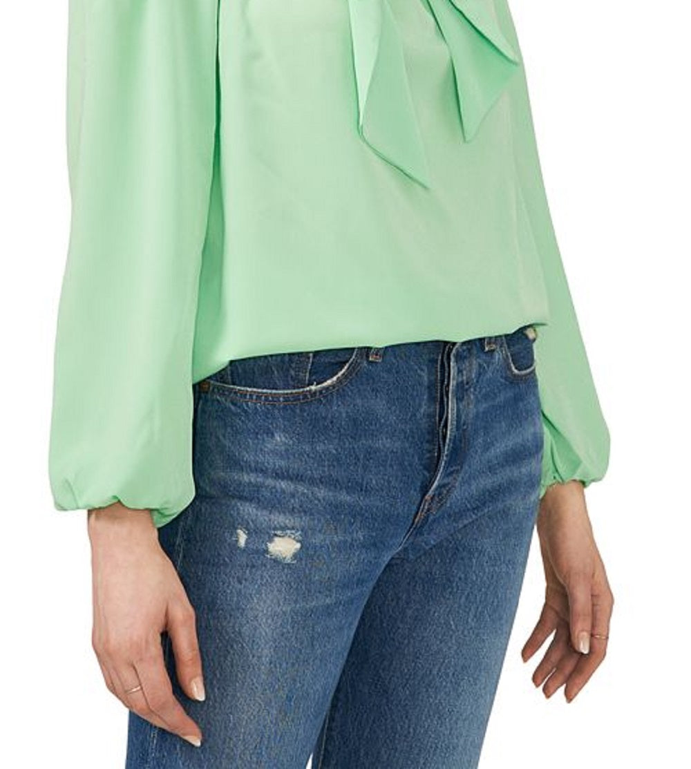 Riley & Rae Women's Maybelle Blouse Green Size Medium