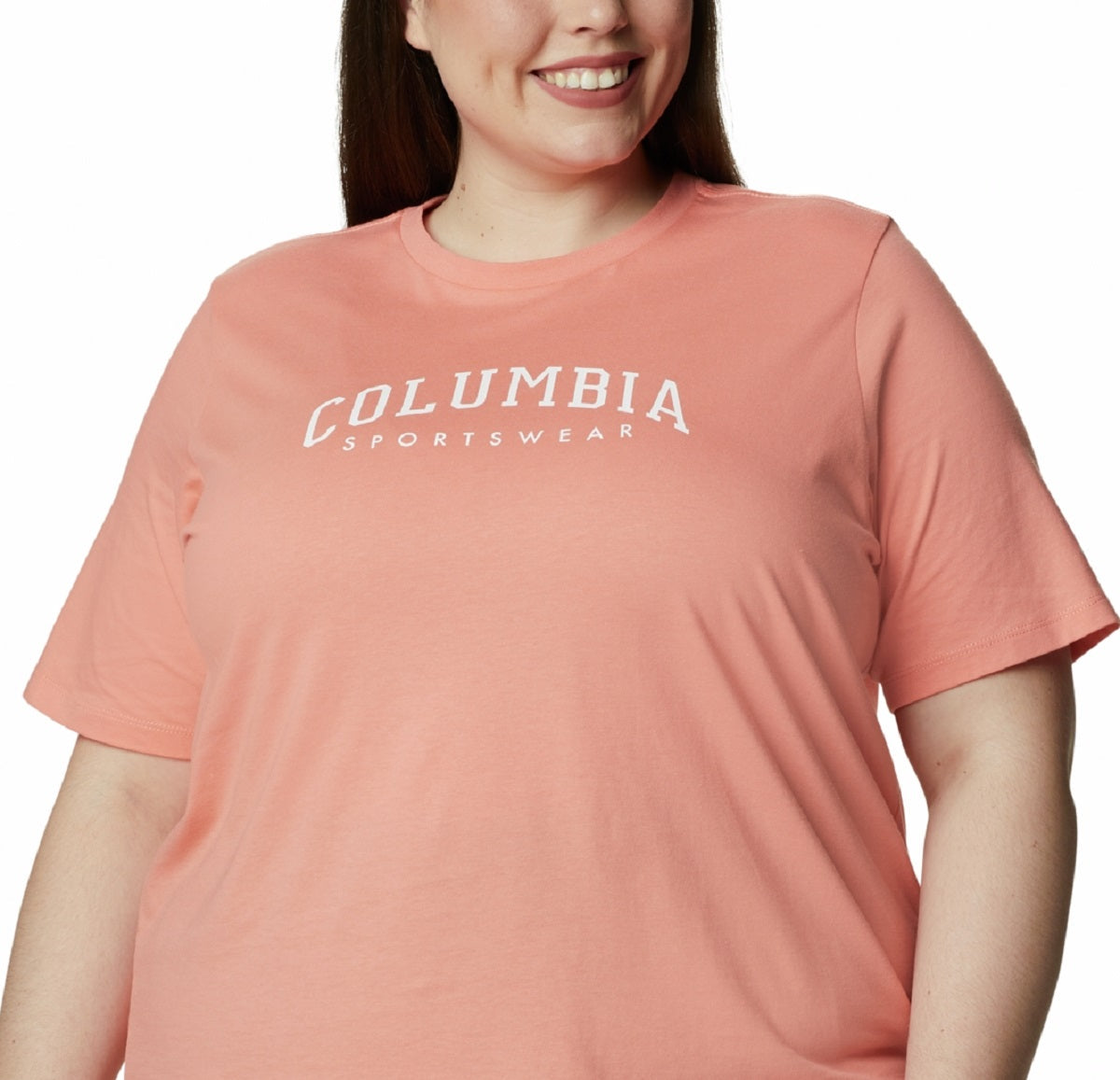 Columbia Women's Cotton Varsity T-Shirt Orange