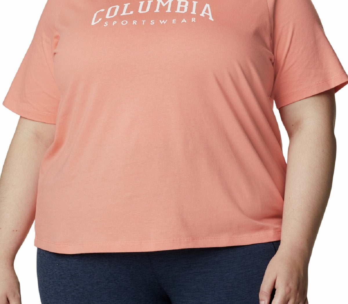 Columbia Women's Cotton Varsity T-Shirt Orange