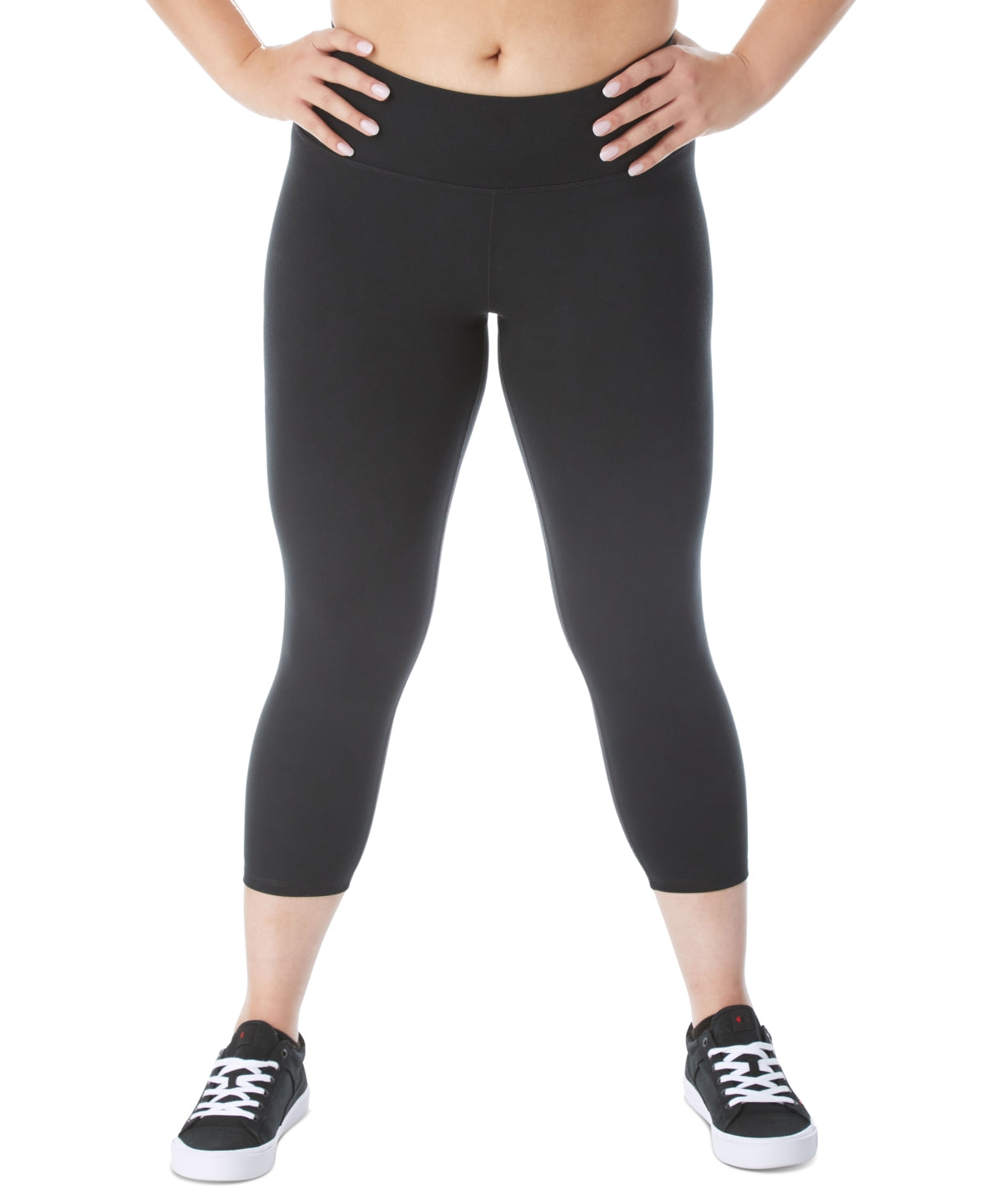 Champion Women's Soft Touch Cropped Leggings Black