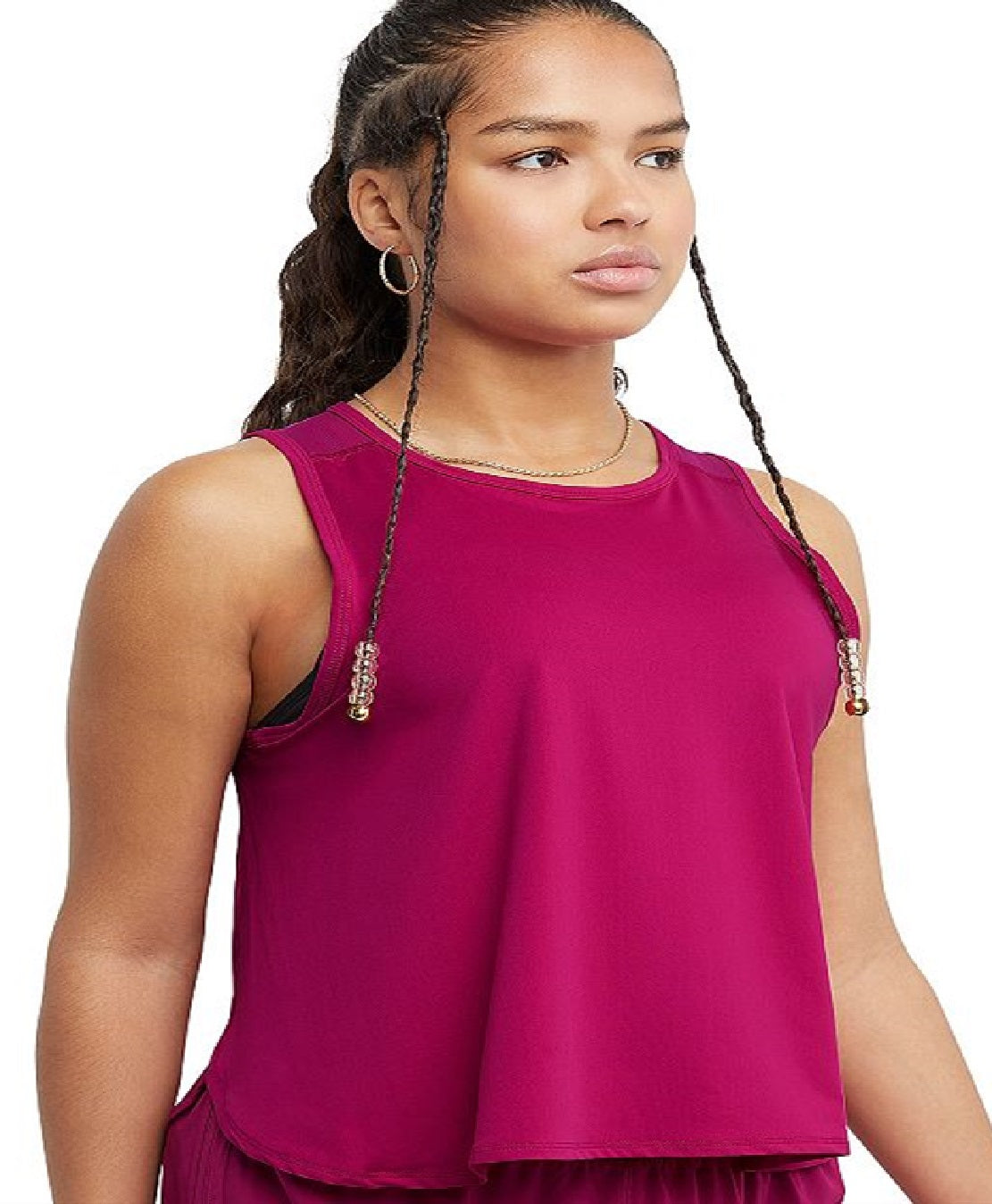 Champion Women's City Sport Drapey Tank Pink Size Medium