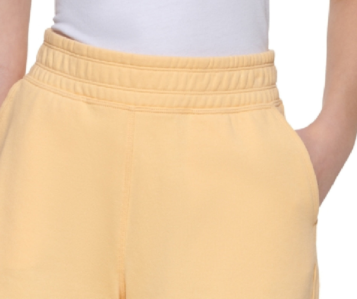 Calvin Klein Women's Midi Shorts Yellow