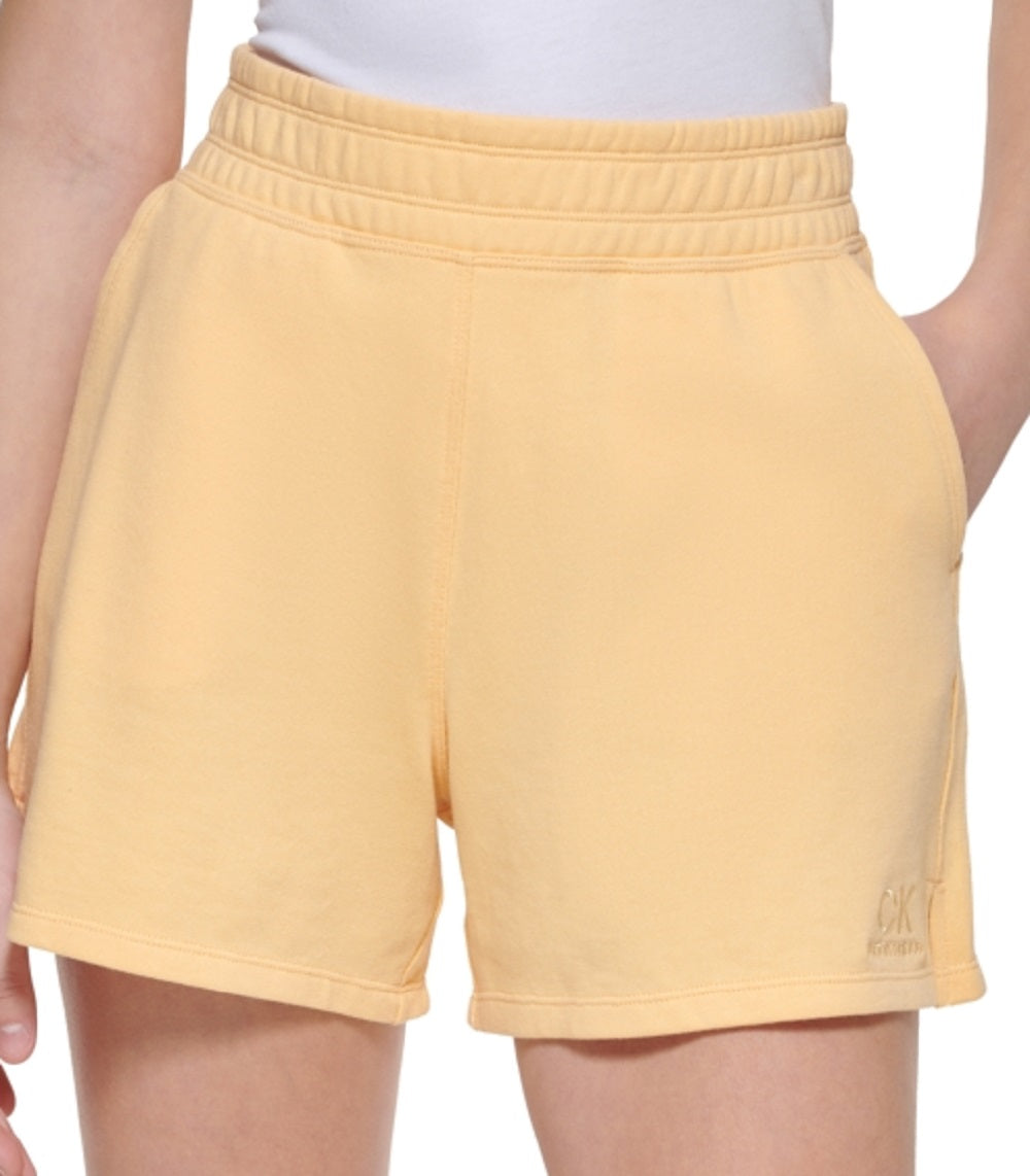 Calvin Klein Women's Midi Shorts Yellow