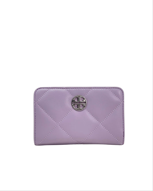 title:Tory Burch Catmint Willa Soft Quilt Medium Wallet;color:Catmint