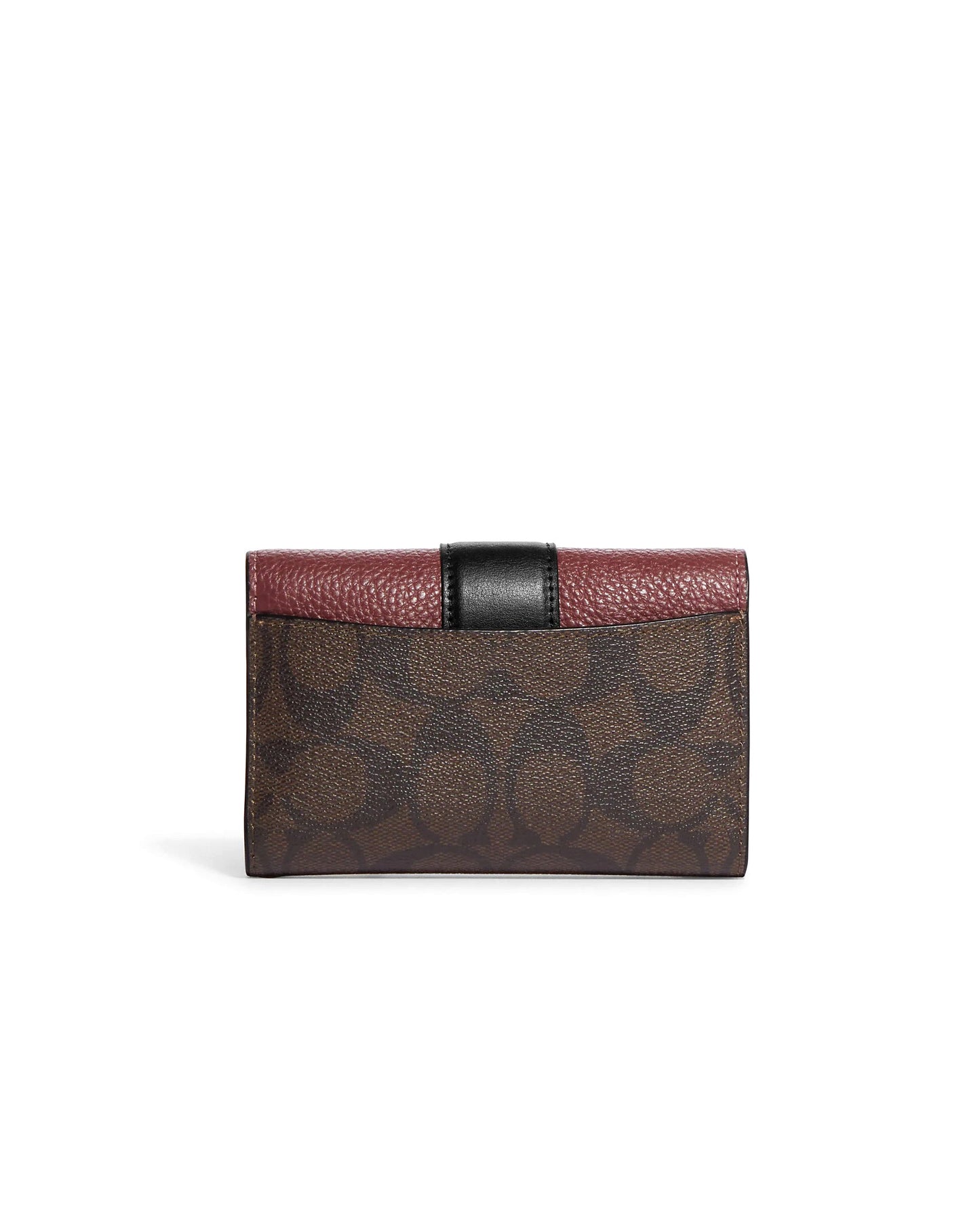 Coach Women's Brown Black Multi Medium Grace Wallet In Signature Canvas