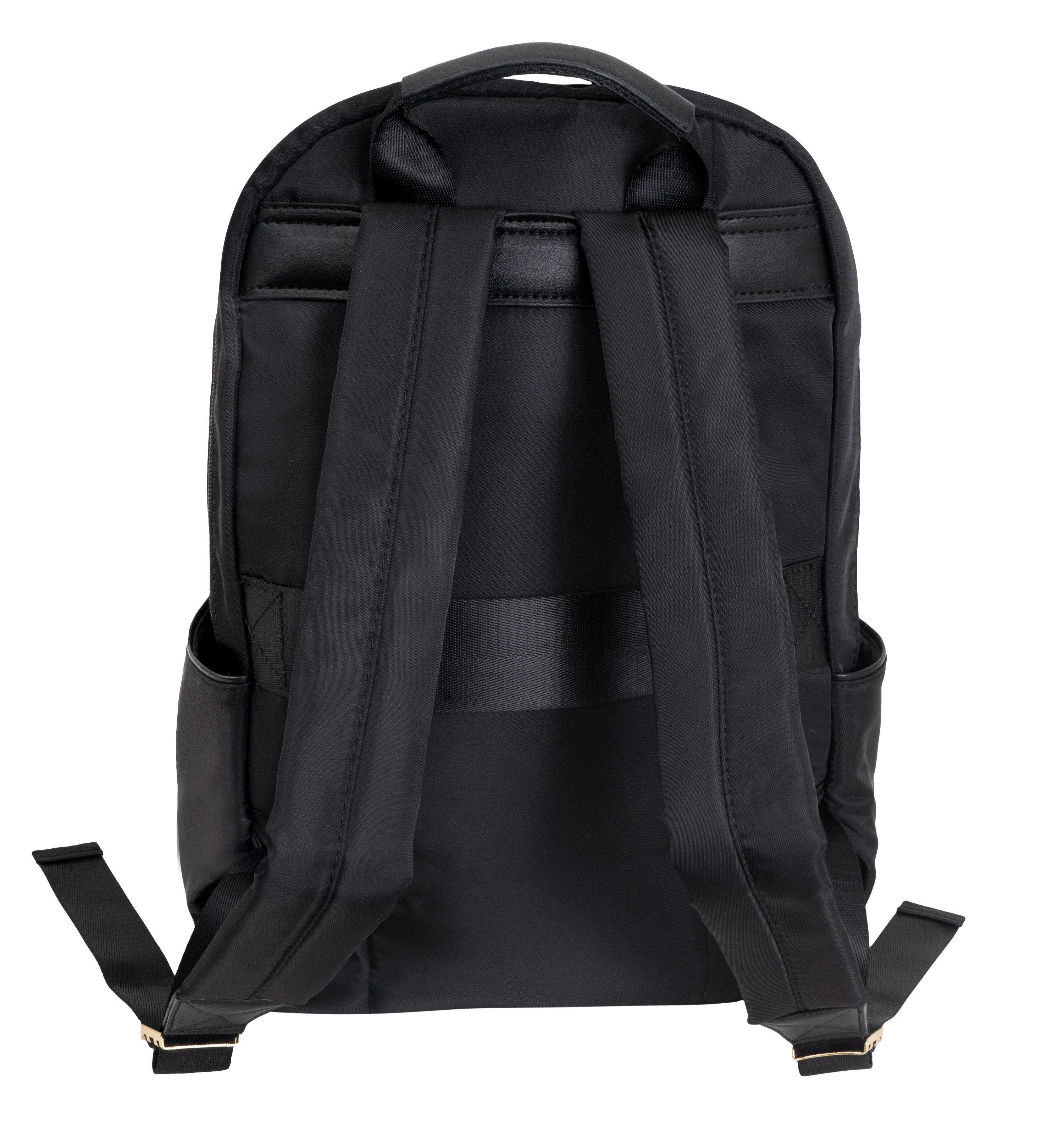 Ellen Tracy 19 In. Nylon Twill Workbook Tech Backpack ETB1015 001