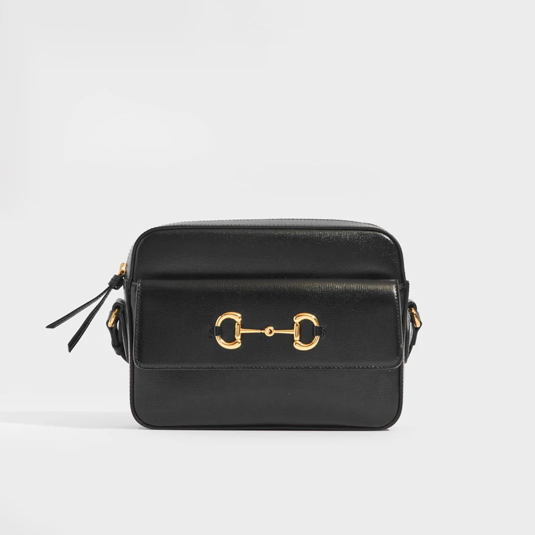 Gucci Horsebit 1955 Small Shoulder Bag - Black