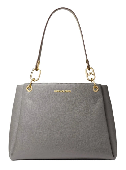 Trisha Large Pebbled Leather Shoulder Bag