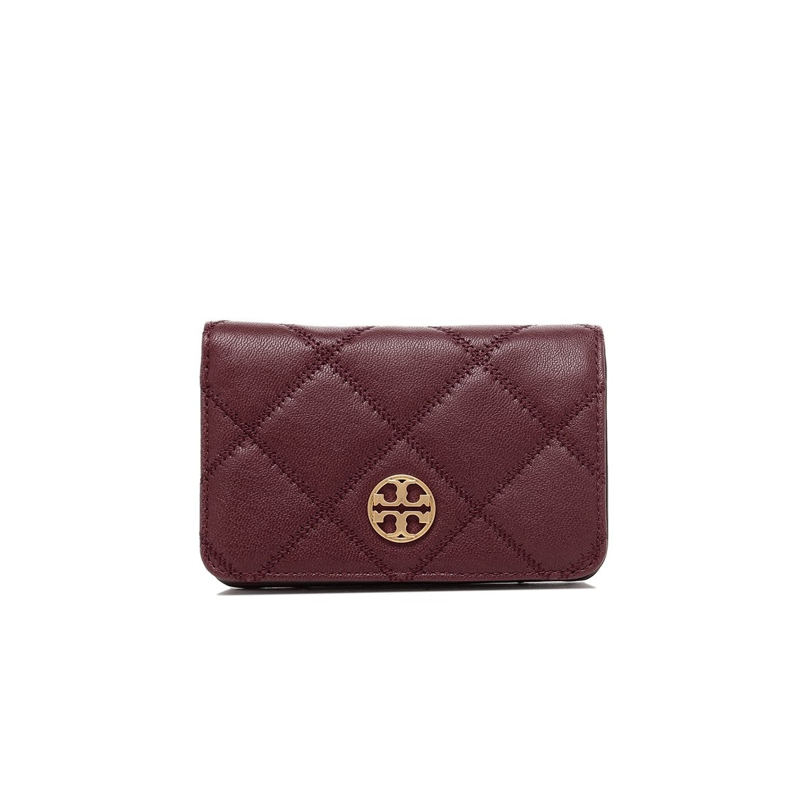 Tory Burch Claret Willa Medium Wallet