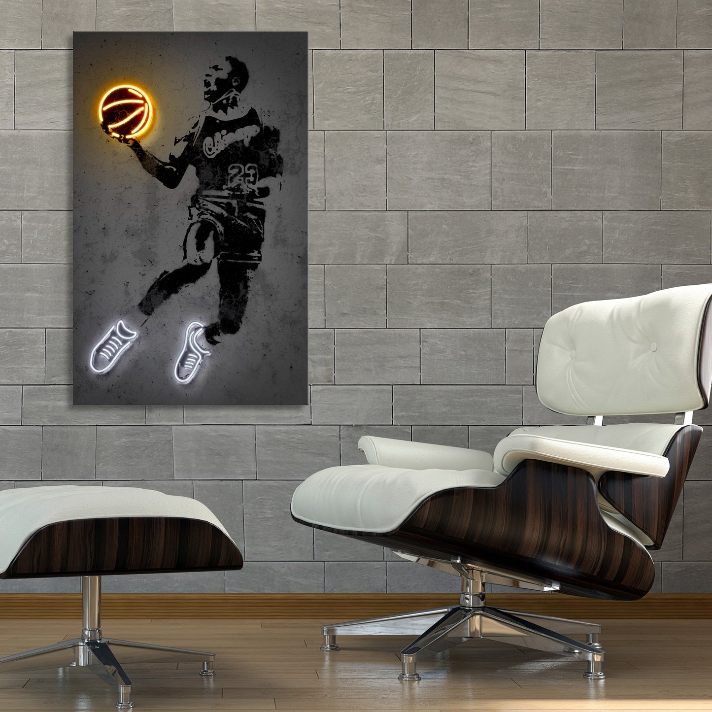 Jordan Fine Art Stretched Canvas