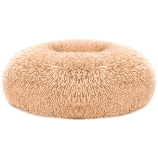 title:Pet Dog Bed Soft Warm Fleece Puppy Cat Bed Dog Cozy Nest Sofa Bed Cushion For S/M Dog;color:Brown