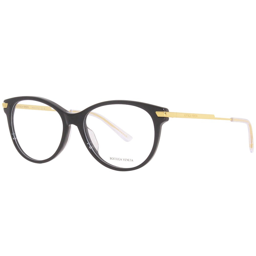 Bottega Veneta Womens Black/Gold Eyeglasses BV_1039O_001_53mm