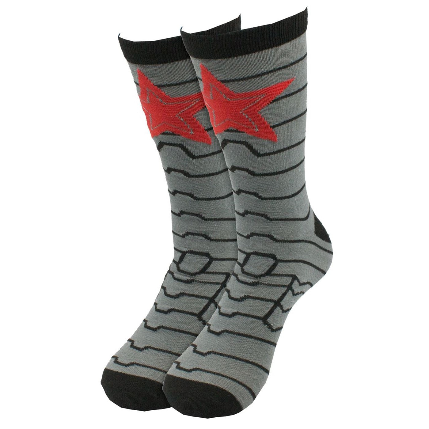 title:Winter Soldier Crew Socks;color:Grey