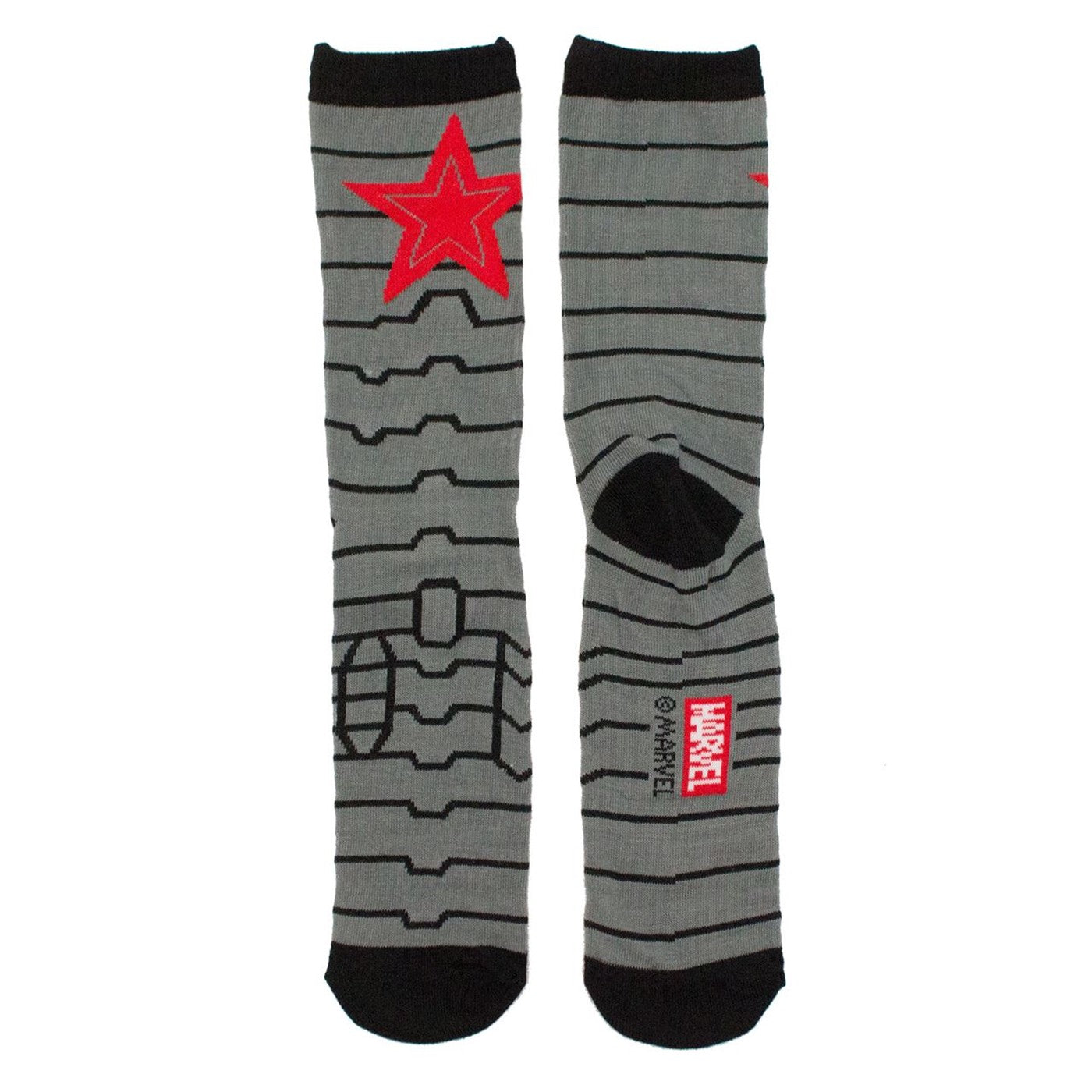 title:Winter Soldier Crew Socks;color:Grey