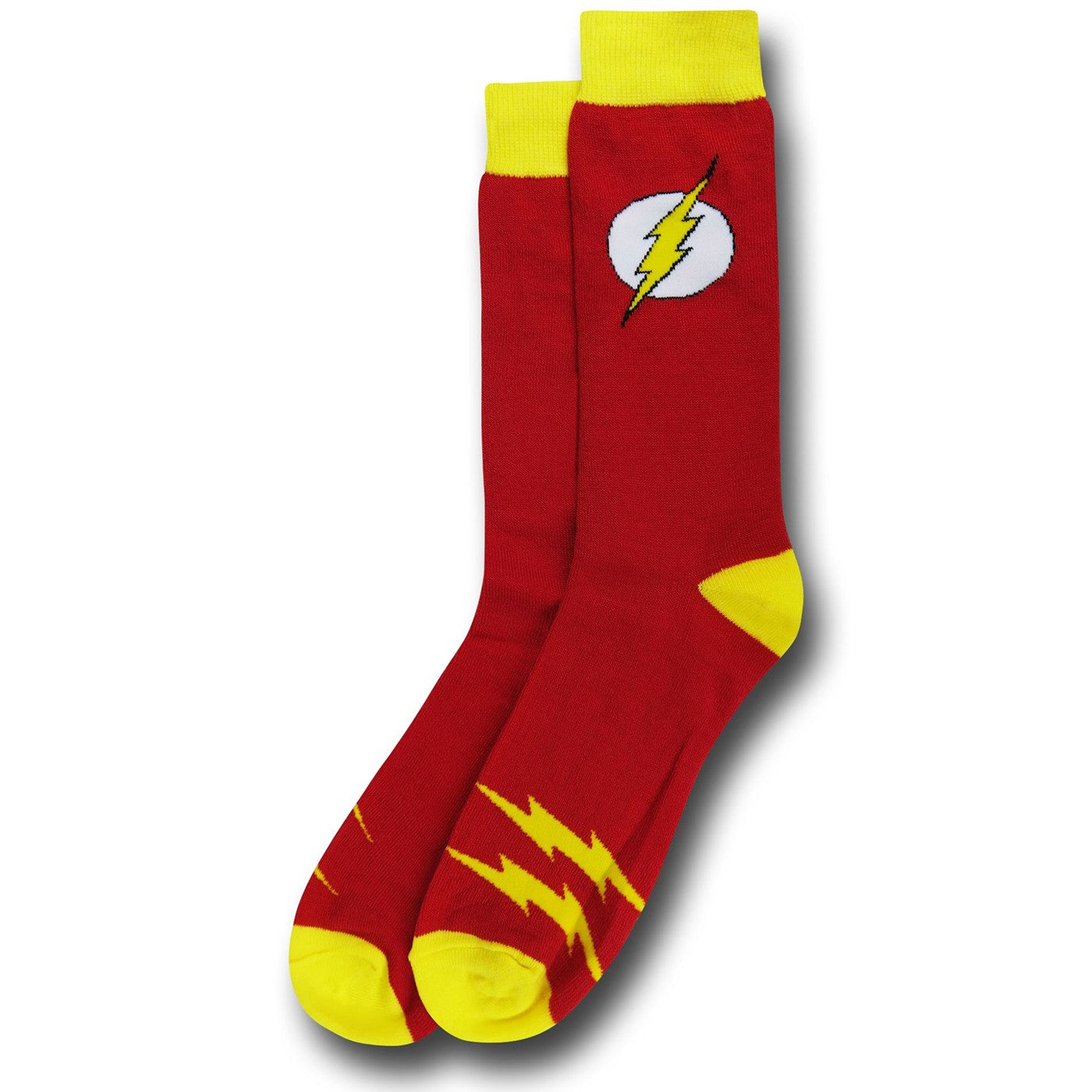 title:Flash & Reverse Flash Crew Sock 2-Pair Pack;color:Red