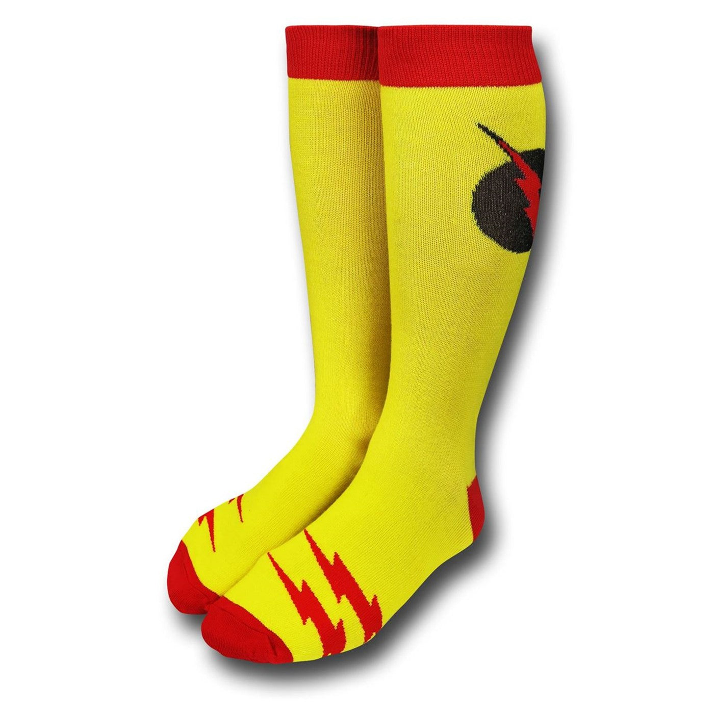 title:Reverse Flash Classic Symbol Crew Sock;color:Red