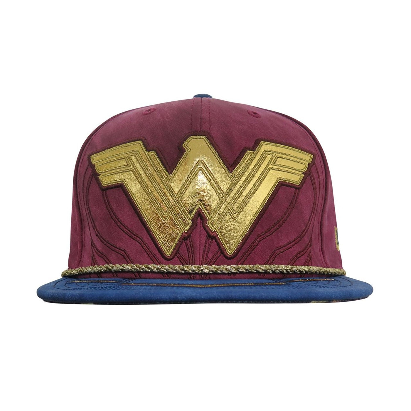 title:Wonder Woman Justice League Armor 59Fifty Fitted Hat;color:Red