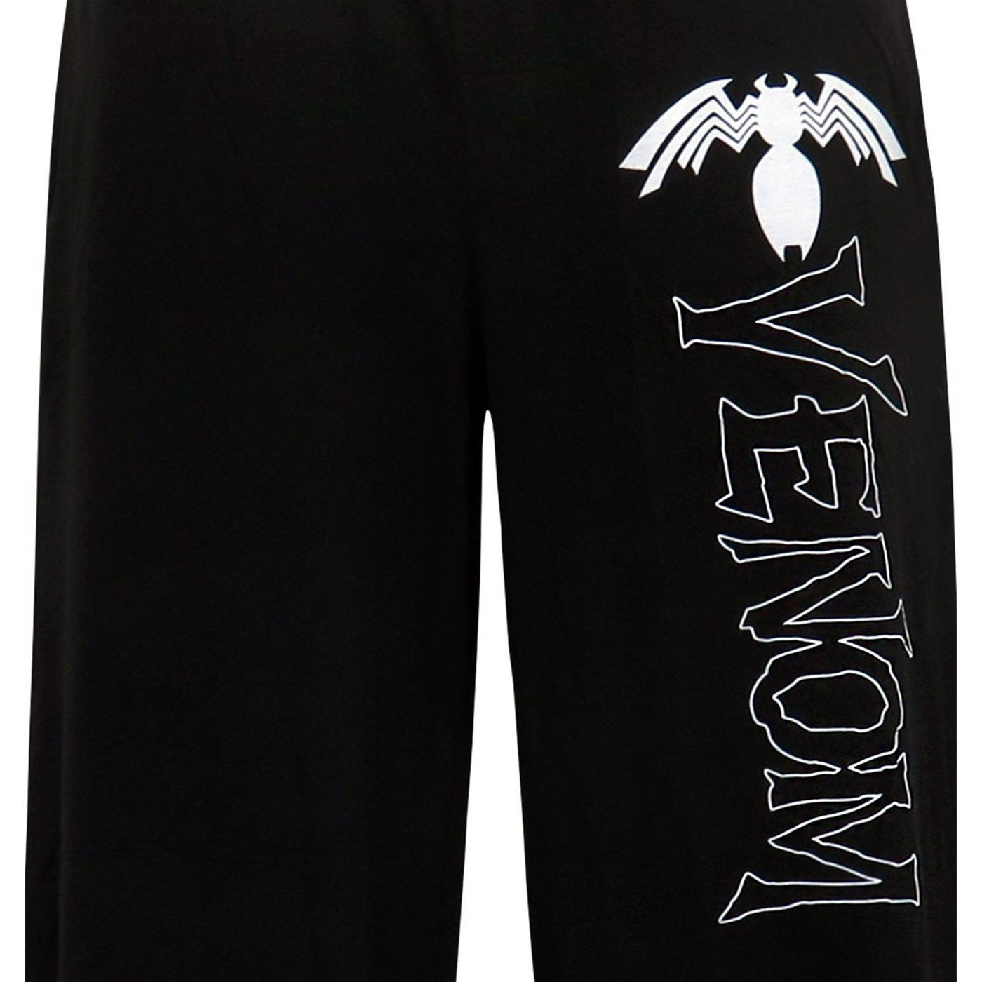 title:Venom Comic Logo Men's Pajama Pants;color:Black