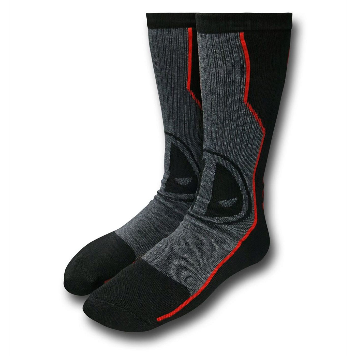 title:Deadpool Symbol Athletic Socks;color:Black