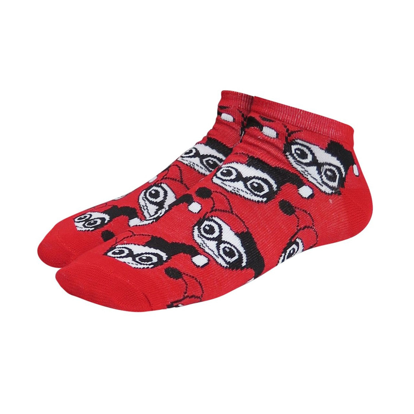 title:Harley Quinn Kawaii Women's Low-Cut Sock 2 Pack;color:Red