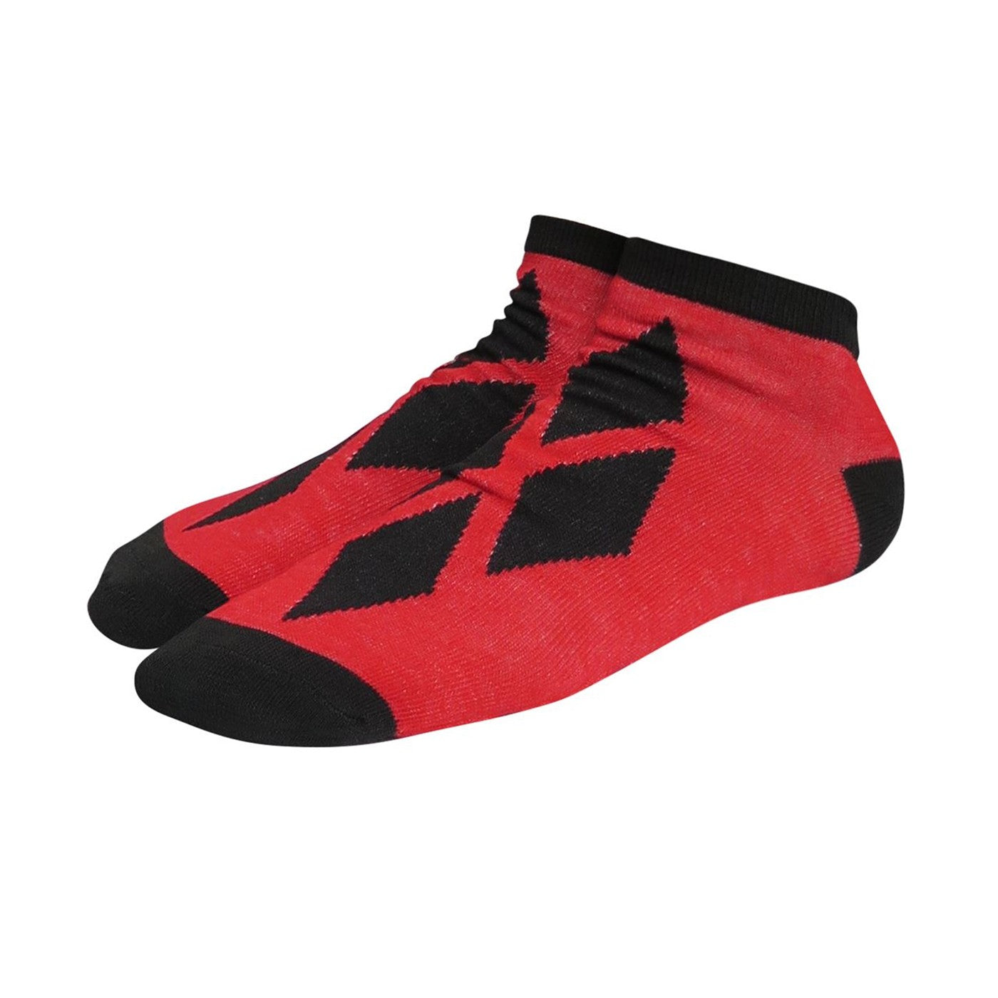 title:Harley Quinn Kawaii Women's Low-Cut Sock 2 Pack;color:Red