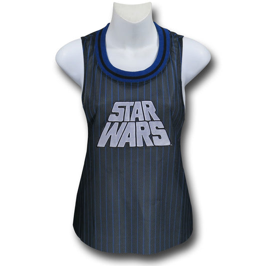 title:Star Wars Women's Mesh Basketball Tank;color:Black