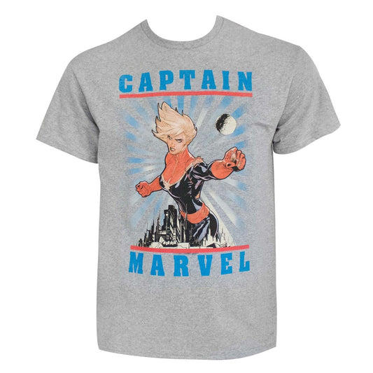 title:Captain Marvel #5 Wingmen Men's T-Shirt;color:Grey