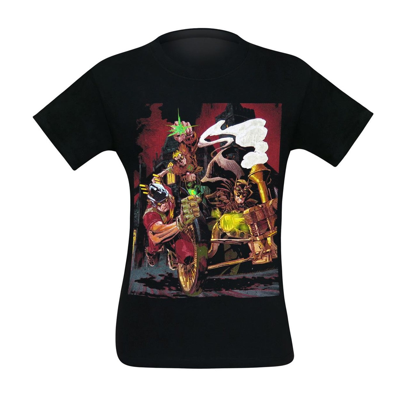 title:Earth-2 #20 Steampunk Variant Cover Men's T-Shirt;color:Black