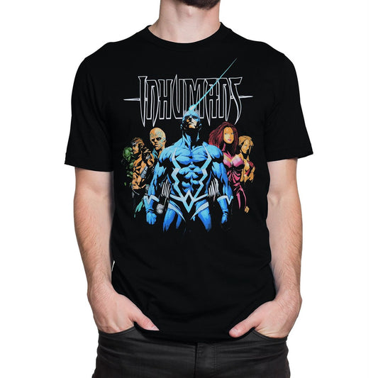 title:Inhumans #1 Cover Art Men's T-Shirt;color:Black