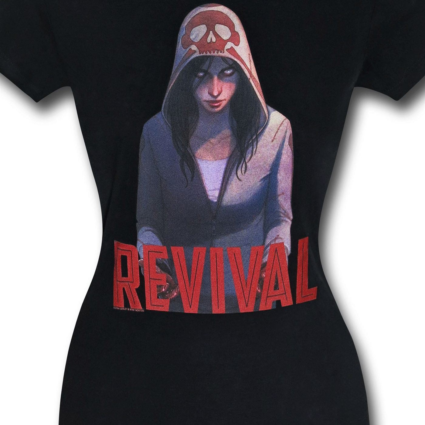 title:Revival Em on Black Women's T-Shirt;color:Black