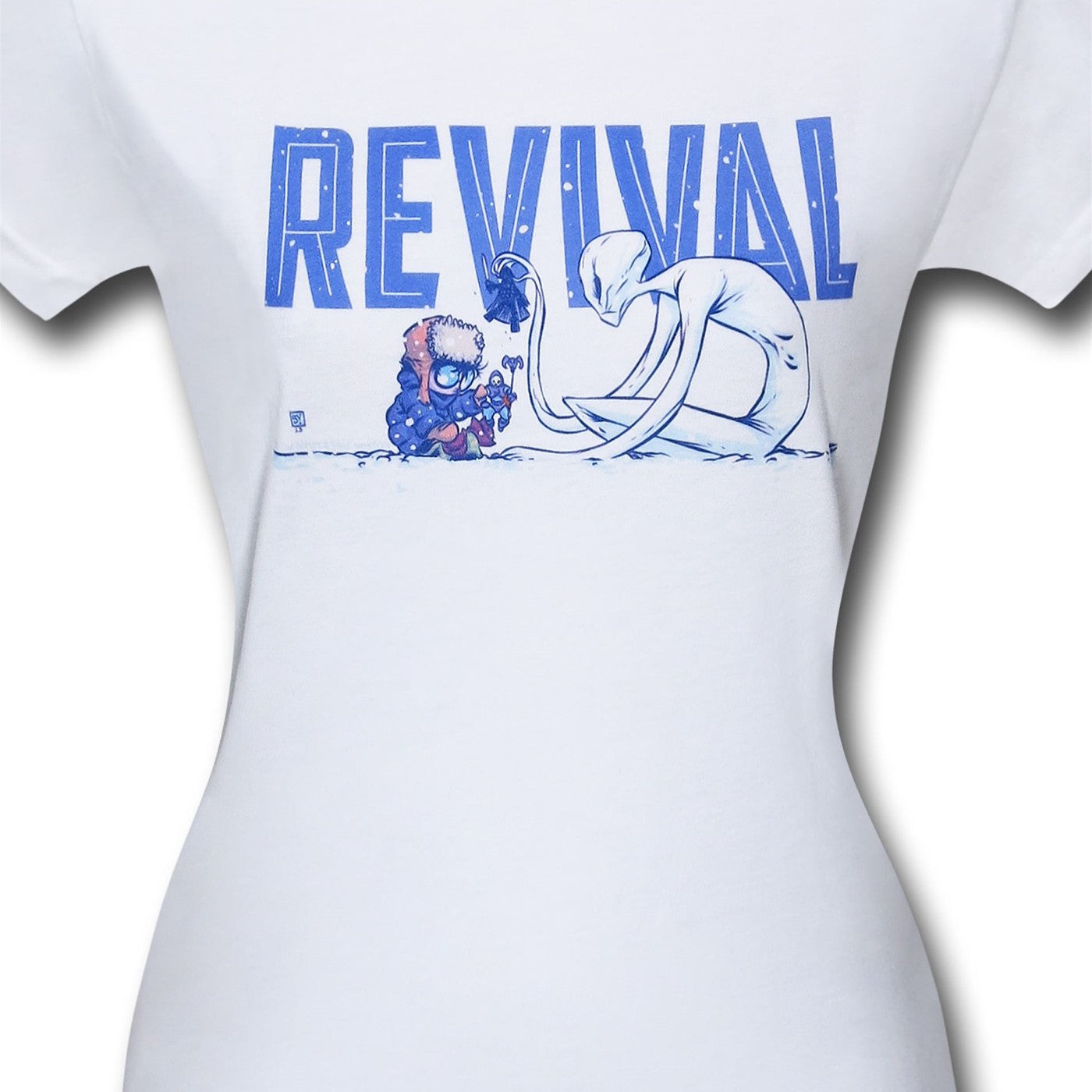 title:Revival Snow Day Women's T-Shirt;color:White