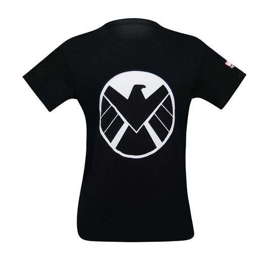 title:SHIELD Inverted Symbol Marvel Now Men's T-Shirt;color:Black